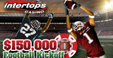 Intertops Casino Celebrates NFL Season with $150k Bonus Giveaway