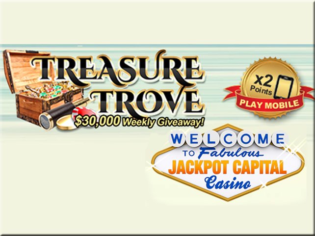 Treasure Trove race comes to Jackpot Capital Casino