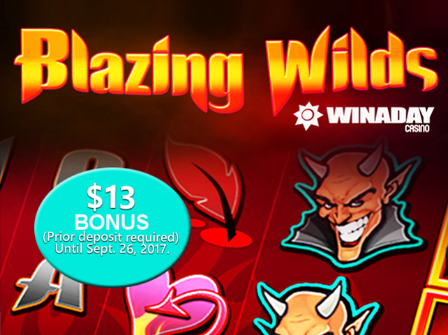 WinADay Casino launches Blazing Wilds