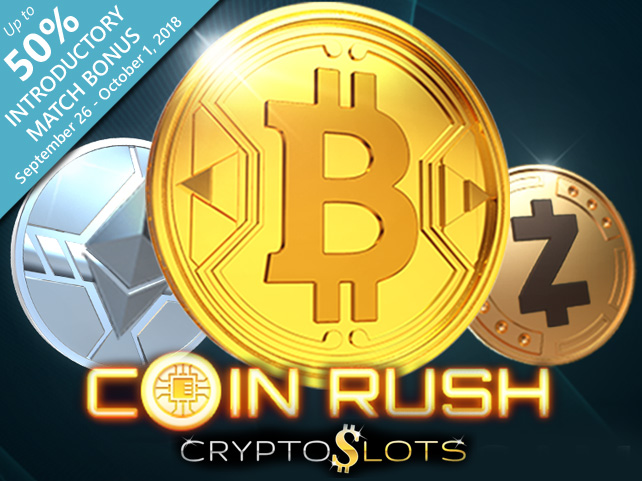 Cryptoslots.com’s New Coin Rush Slot Game