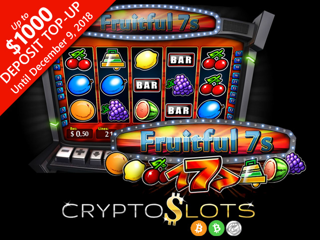 CryptoSlots Crypto-only Casino Adds Fruitul 7s Fruit Machine