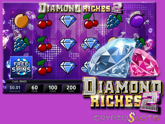 Crypto-casino Giving Players up to $240 to Play on Glittering New 'Diamond Riches 2'