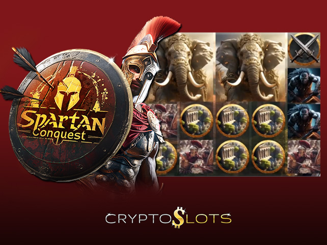 CryptoSlots Unveils Exciting New Spartan Conquest Slot Featuring Colossal Symbols