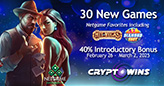 CryptoWins.com Expands Portfolio with 30 New Slots from NetGame Integration