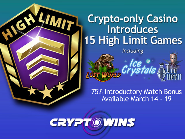 CryptoWins.com Unveils 15 New High-Limit Games with St. Paddy’s Day Bonuses and a New Blog