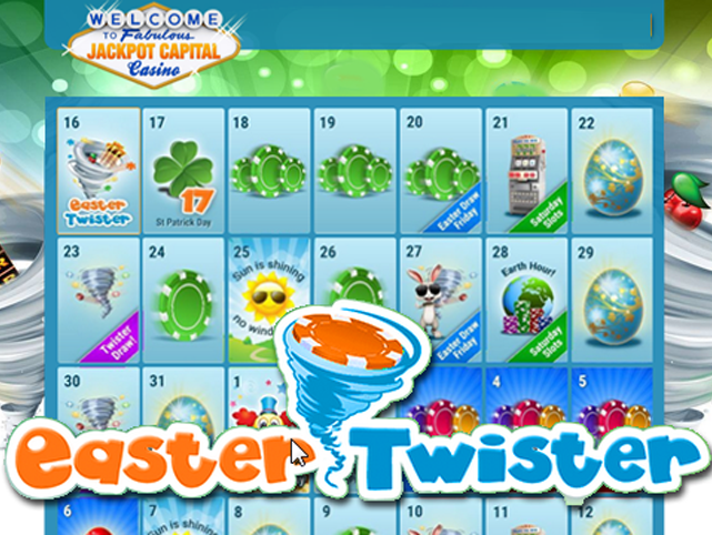 Jackpot Capital's Easter Twister offers $60k in Prizes