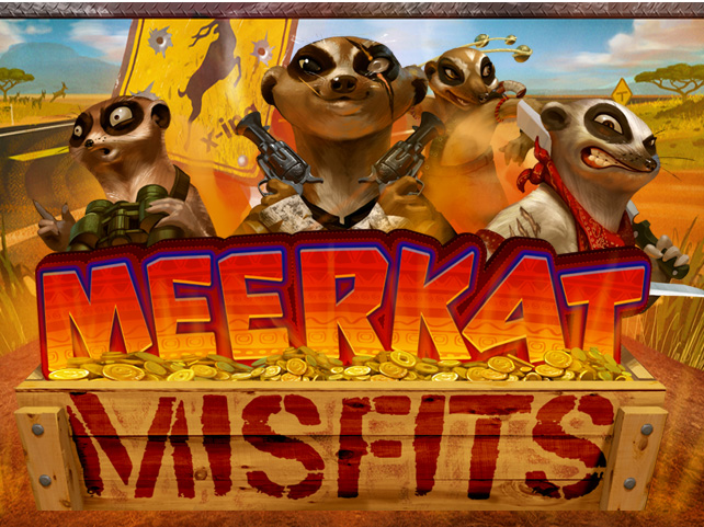 New Meerkat Misfits has 4 Wilds and 4 Stage Free Spins Feature