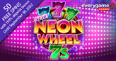 Spin Bonus Wheel to Win Instant Prizes in New Neon Wheel 7s