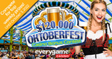 Compete for Weekly Prizes during $120,000 Oktoberfest Bonus Contest 