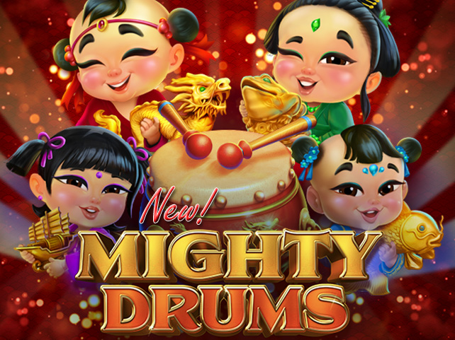 Everygame Casino’s New Mighty Drums Slot has 4 Jackpots and Golden Symbols – Introductory Free Spins Available Until May 15th $210,000 Easter Egg Hunt Bonus Contest continues until April 24th