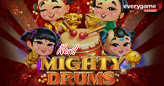 Everygame Casino’s New Mighty Drums Slot has 4 Jackpots and Golden Symbols – Introductory Free Spins Available Until May 15th $210,000 Easter Egg Hunt Bonus Contest continues until April 24th
