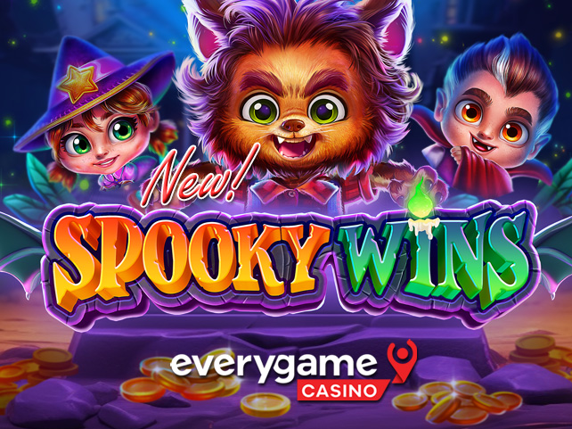 Everygame Casino Giving 50 Free Spins on New Frighteningly Fun “Spooky Wins” Slot