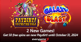 Everygame Casino is Giving 50 Free Spins on New Paydirt! Slot  and Introducing Galaxy Blast, Its First Crash Game 