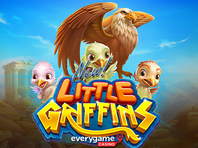 Everygame Casino is Giving 50 Free Spins on the Mythical New Little Griffins Slot with Multiplier Wilds and an Epic Progressive Jackpot