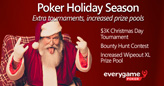 Win Your Way to $3000 GTD Christmas Day Poker Tournament