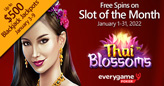 Get 100 Free Spins on Exotic New Thai Blossoms with Sticky Stacking Wilds