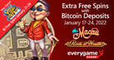 Deposit with Bitcoin To Get 15 Extra Free Spins on Mr. Macau and Reels of Wealth Slots 