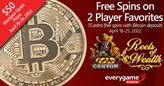 Bitcoin Deposits Get Extra Free Spins on Two Player Favorites