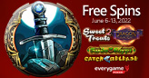 Dragons, Egyptian Treasures, a Happy Fisherman and Exploding Jelly Beans Featured during Free Spins Week