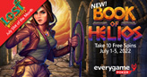 Get 10 Free Spins on New "Book of Helios" Fantasy Adventure Game