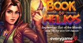 Get up to 100 Free Spins on Book of Helios, Slot of the Month for September 