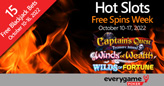 Hot Slots Promo Gives Free Spins on 3 Brand-New Slots
