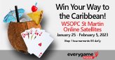 WSOPC Caribbean Satellites Starting January 25th will Send Another Online Winner to St. Martin in March