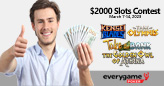 Slots Players Compete for $2000 in Prizes during Weeklong Slots Contest