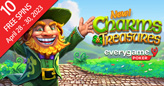Everygame Poker Giving 10 Free Spins on New Charms & Treasures with Colossal Symbols