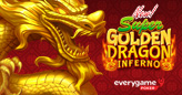 Everygame Poker Giving 10 Free Spins on New Super Dragon Inferno with Hold & Win and Multiplier Wilds