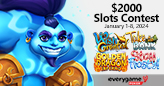 Everygame Poker Players Compete for $2000 in Prizes in Week-long Slots Contest