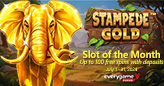 Everygame Poker Picks Brand-New Stampede Gold as July’s Slot of the Month, Giving up to 100 Free Spins with Deposits