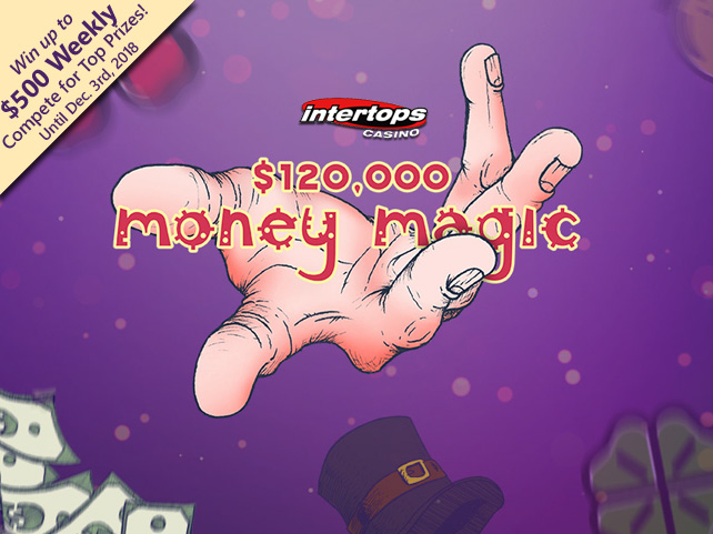 Compete for Top Prizes in Intertops Casino’s Enchanting $120K ‘Money Magic’ Bonus Contest