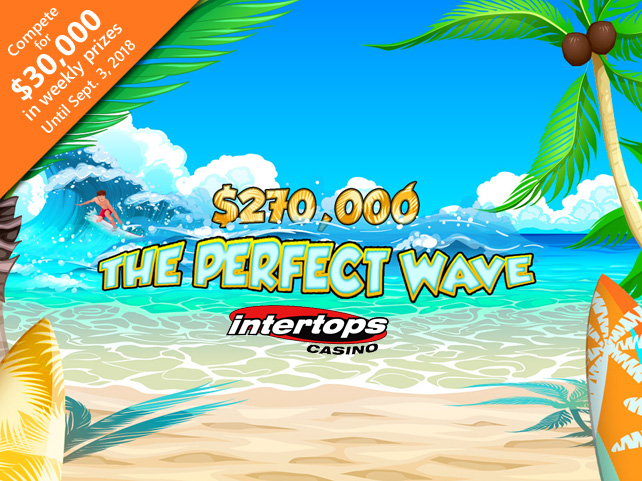 Summer-long $270,000 Perfect Wave Casino Bonus Competition