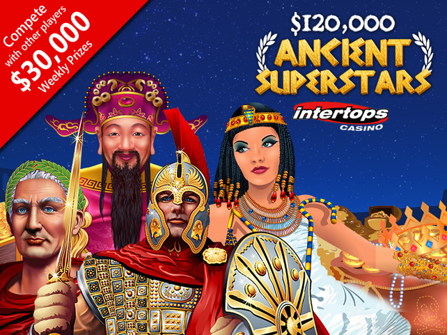 Ancient Superstars now on at Intertops Casino