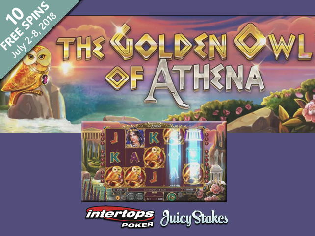 Betsoft’s New Golden Owl of Athena Slot – 10 Free Spins until July 8