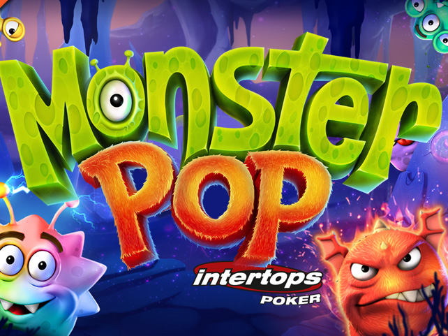 New Monster Pop “Cluster” Slot at Intertops Poker Has a Unique Expanding Grid