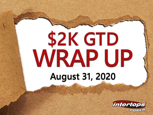 New $2000 GTD Month-end Wrap-up Tournaments Begin Monday at Intertops Poker