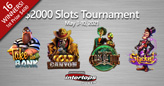 New Games and Player Favorites Featured in $2000 Slots Tournament