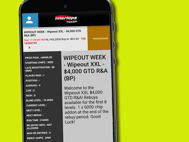 Fall Poker Season Starts with Increased Prize Money for 'Wipeout' Poker Tournaments