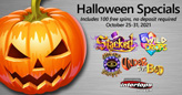 Halloween Special includes 100 Free Spins, No Deposit Required