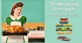 Free Spins, Free Blackjack Bets and a New Christmas Slot This Thanksgiving Weekend