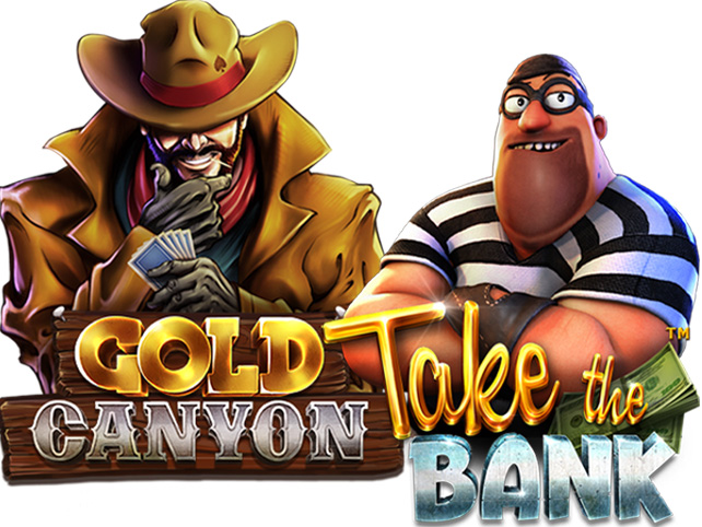 Bonus Cash plus Free Spins on Betsoft’s New Take the Bank and Gold Canyon Slots This Week