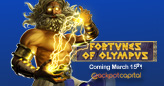 25 Free Spins on New ‘Fortunes of Olympus’ Coming March 15th to Jackpot Capital Casino