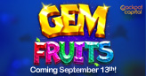 Jackpot Capital Casino Giving 20 Free Spins on Glittering New ‘Gem Fruits’ Coming September 13th