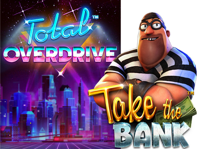 Total Overdrive and Take the Bank: New Betsoft Games featured during Free Spins Week at Juicy Stakes