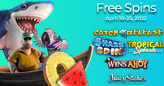 Hit the Beach during Free Spins Week