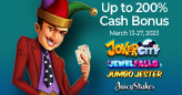 Juicy Stakes Casino Giving 200% Cash Bonus to Try New ‘Joker City’ 