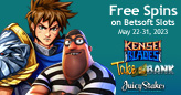 Juicy Stakes Giving Free Spins and Free Blackjack Bets
