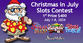 Get a Taste of Christmas in July with Juicy Stakes Casino’s $2000 Slots Contest on Three Festive Betsoft Slots